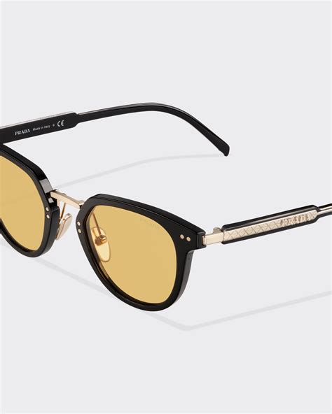 prada lettering logo pr 07uv|Crystal Ochre Lenses Sunglasses With Prada Logo .